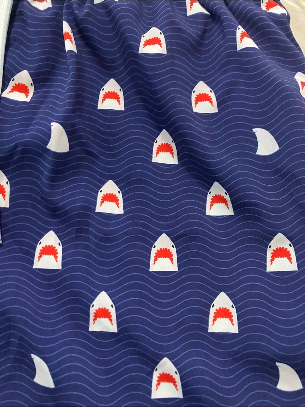 RSVLTS chomp shark week swim trunks size medium